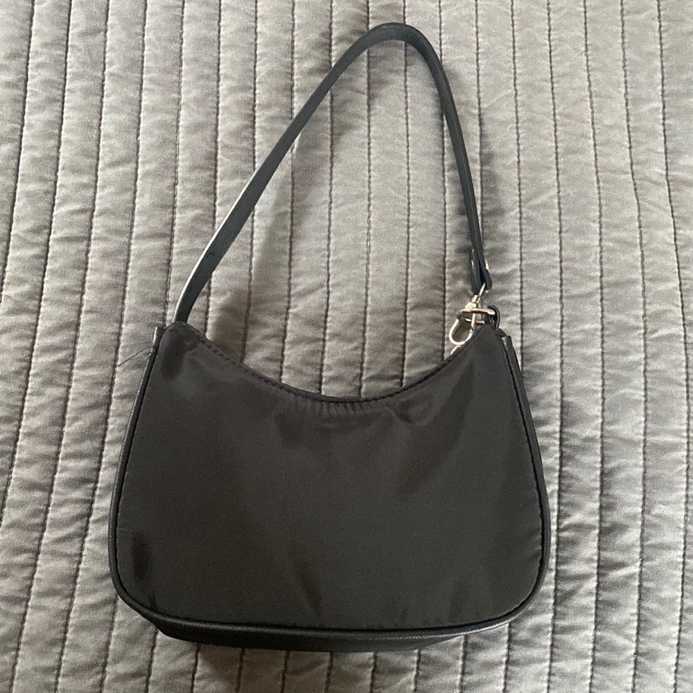 no name brand mini nylon shoulder bag
